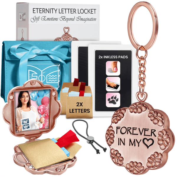 07 Forever in my heart - Rose Gold - Baby's First Memories DIY Locket Set